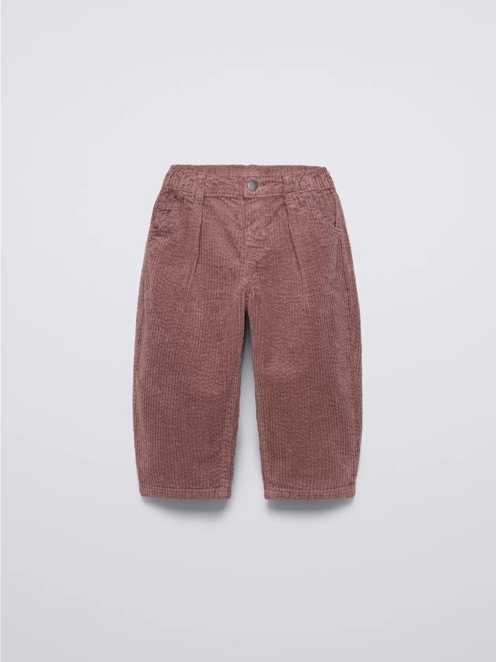 Zara Kids Corduroy Pull-On Pants - Dusty Rose size 3T